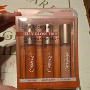 Cherimoya Jelly Gloss Trio - High-Shine Lip Gloss Set